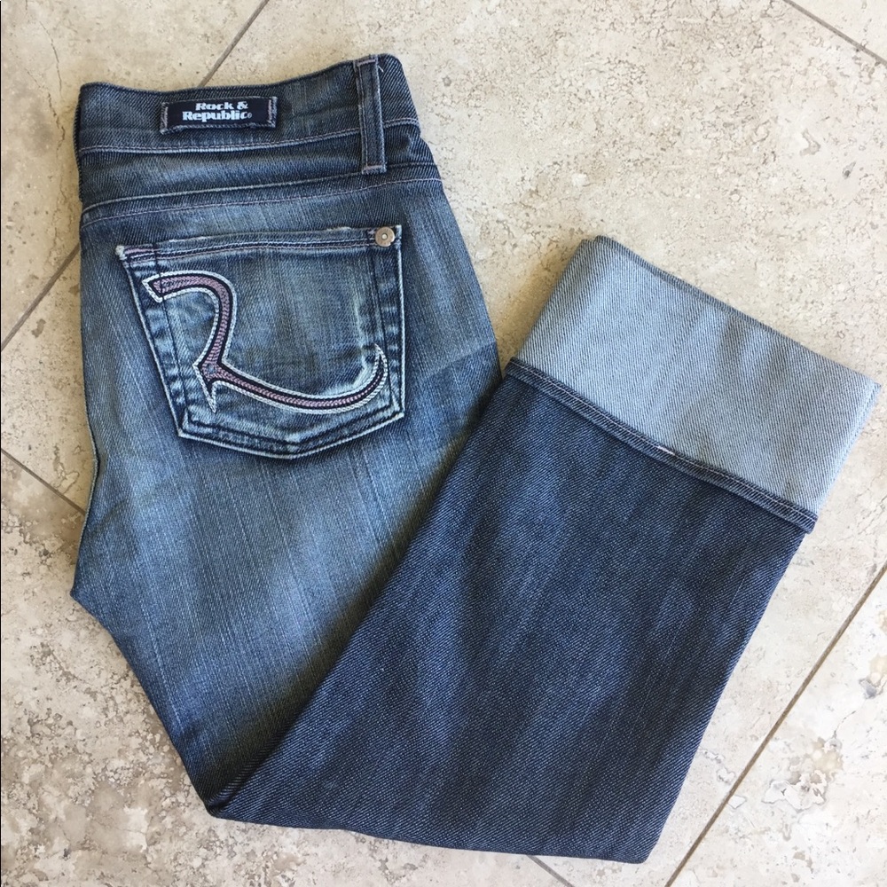 Rock & Republic Cropped Jeans